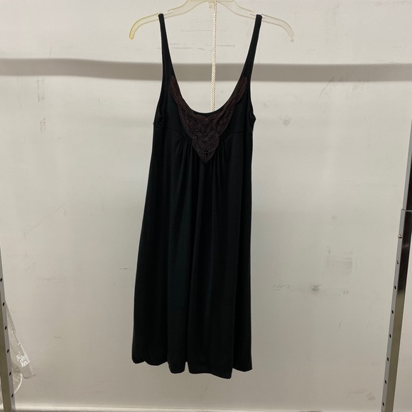 Spaghetti Strap Black Dress - Picture 2 of 3